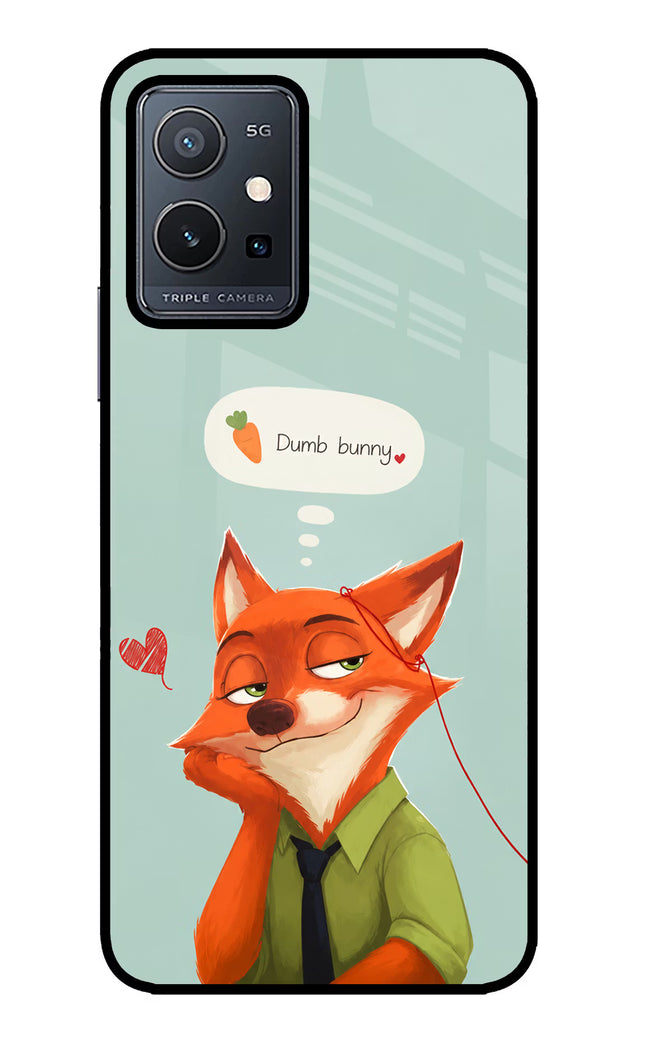 Nick Charm Vivo Y75 5G/Vivo T1 5G Glass Case