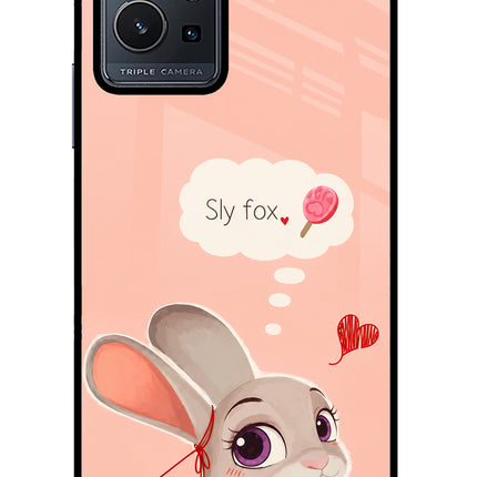 Judy Charm Vivo Y75 5G/Vivo T1 5G Glass Case