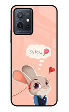 Judy Charm Vivo Y75 5G/Vivo T1 5G Glass Case