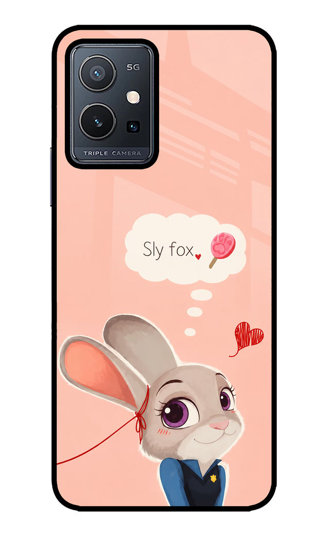 Judy Charm Vivo Y75 5G/Vivo T1 5G Glass Case