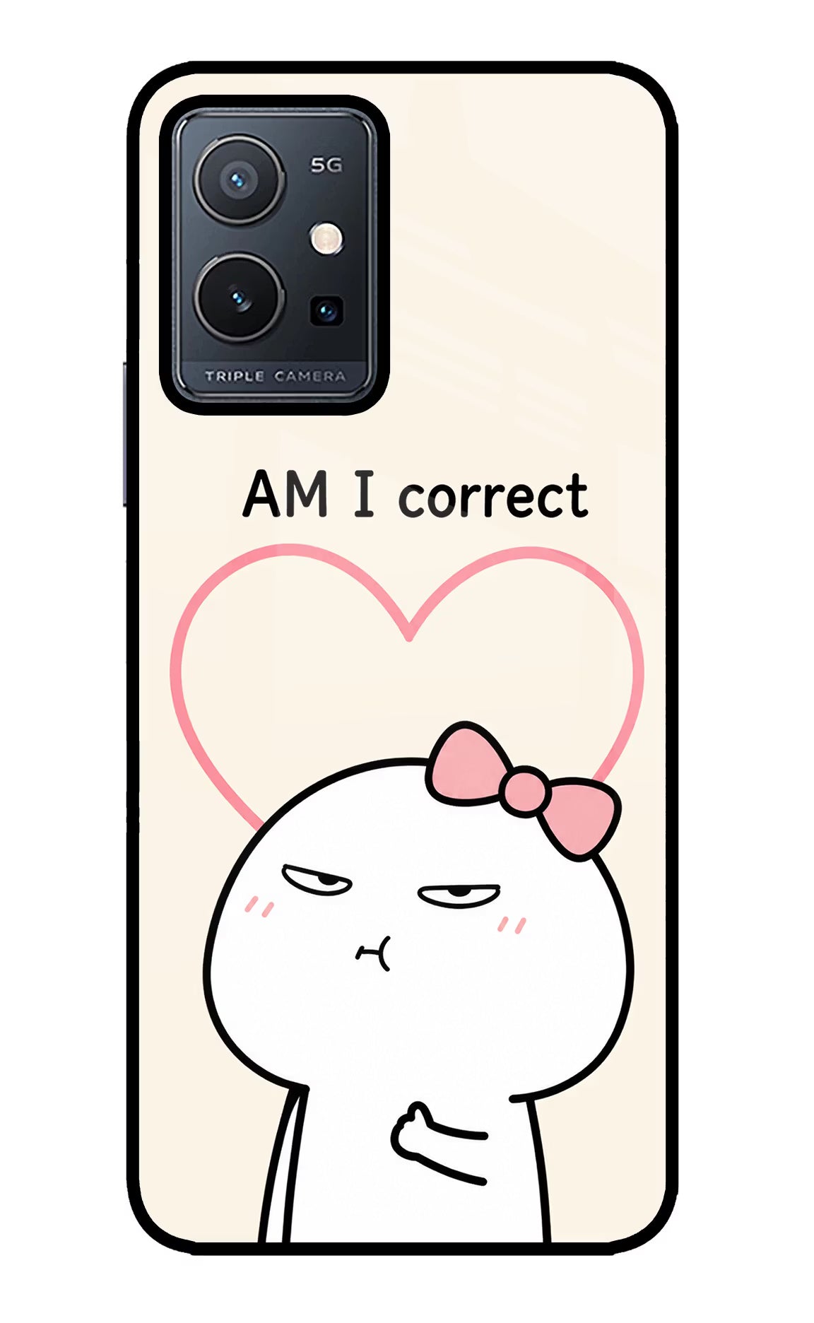 Always Right Vivo Y75 5G/Vivo T1 5G Glass Case