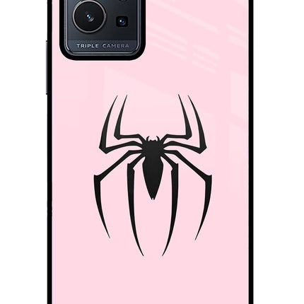 Peter Symbol Vivo Y75 5G/Vivo T1 5G Glass Case Back Cover by Casekaro