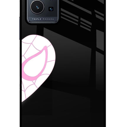 Gwen Mask Vivo Y75 5G/Vivo T1 5G Glass Case Back Cover by Casekaro