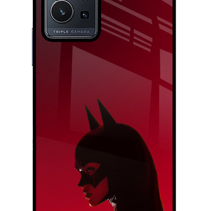 Night Thief Vivo Y75 5G/Vivo T1 5G Glass Case Back Cover by Casekaro