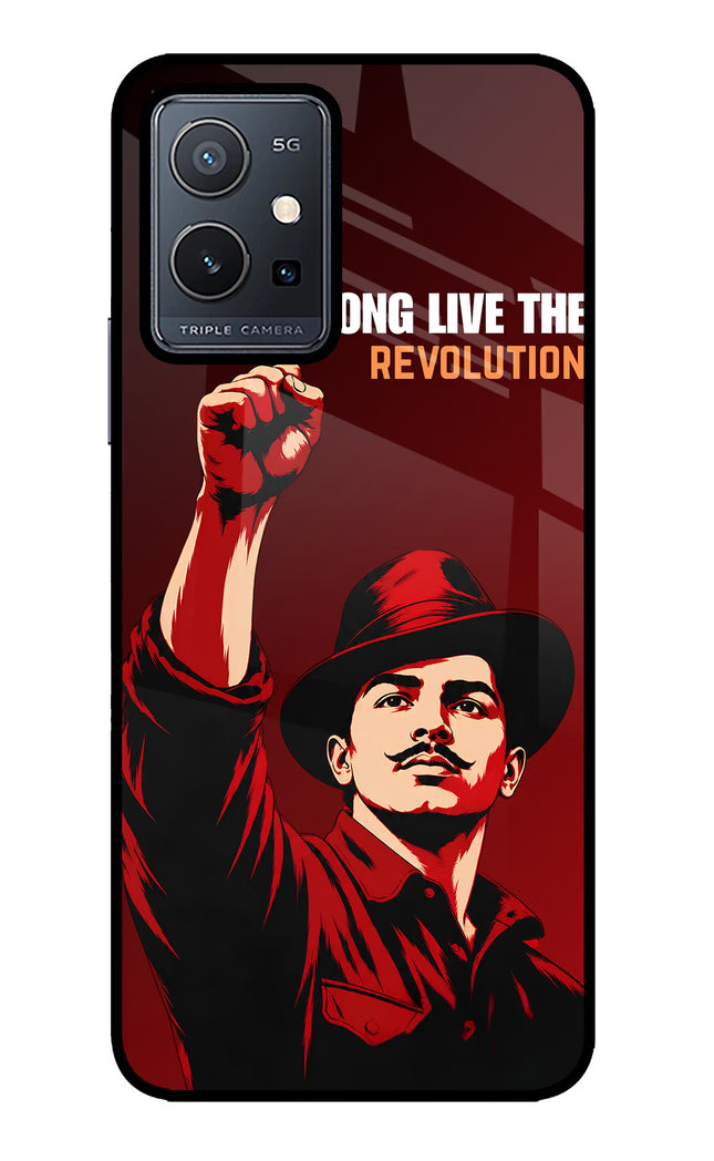 Bhagat Singh Revolution Vivo Y75 5G/Vivo T1 5G Glass Case