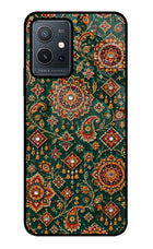 Green Pataka Vivo Y75 5G/Vivo T1 5G Glass Case