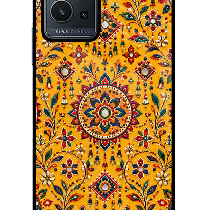 Sunlit Aura Vivo Y75 5G/Vivo T1 5G Glass Case