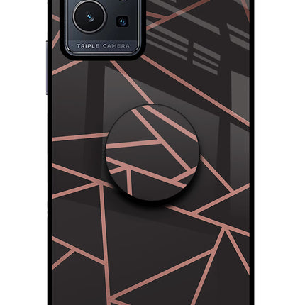 Geometric Pattern Vivo Y75 5G/Vivo T1 5G Pop Case by Casekaro