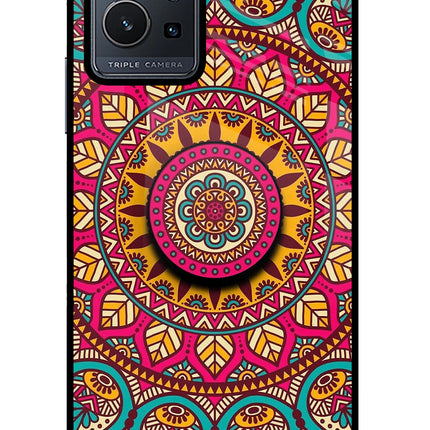 Mandala Vivo Y75 5G/Vivo T1 5G Pop Case by Casekaro