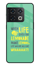 Quote OnePlus 10 Pro 5G Glass Case Back Cover by Casekaro