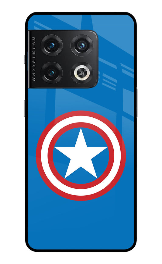 Captain America Logo OnePlus 10 Pro 5G Glass Case