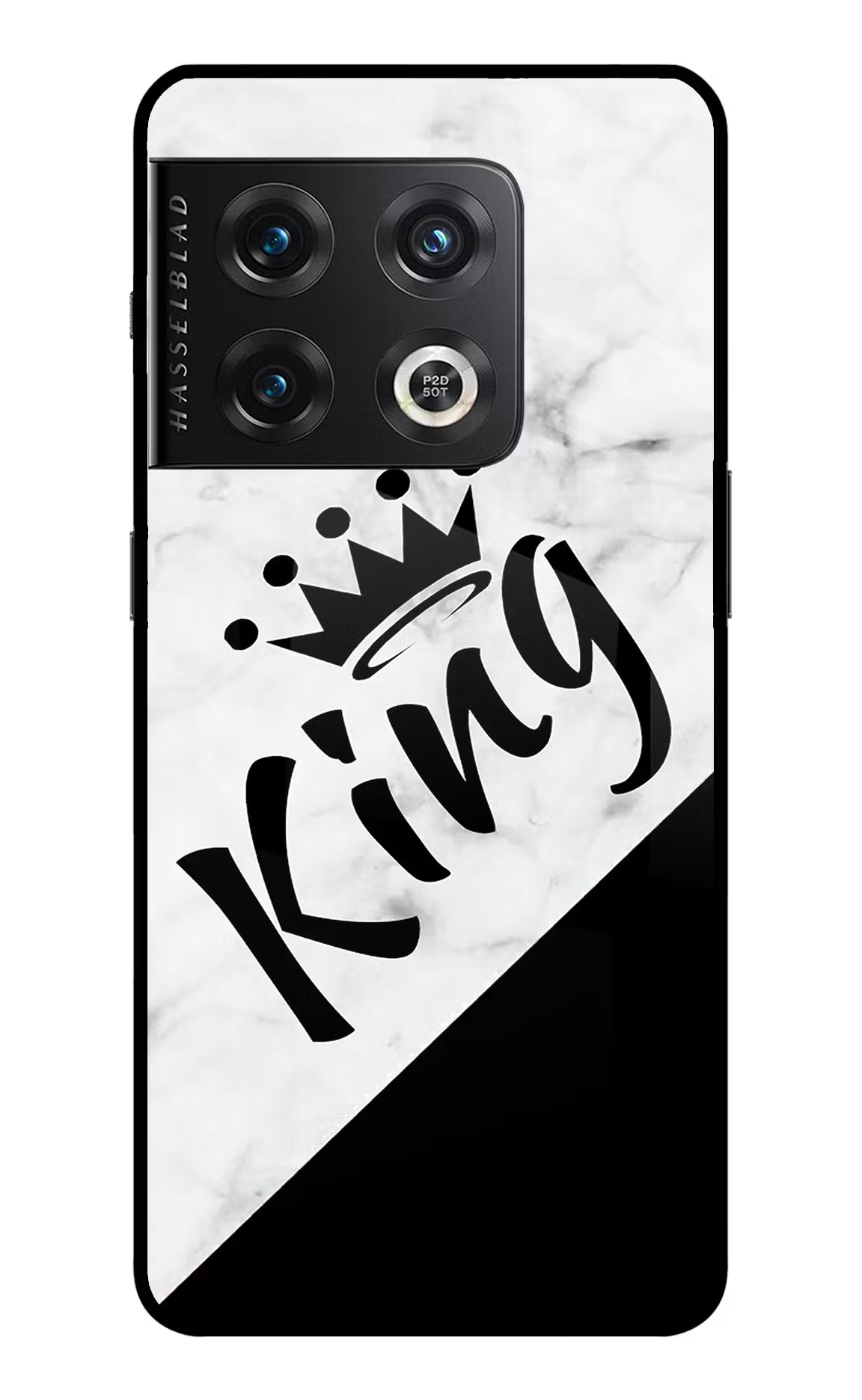 King OnePlus 10 Pro 5G Glass Case Back Cover by Casekaro
