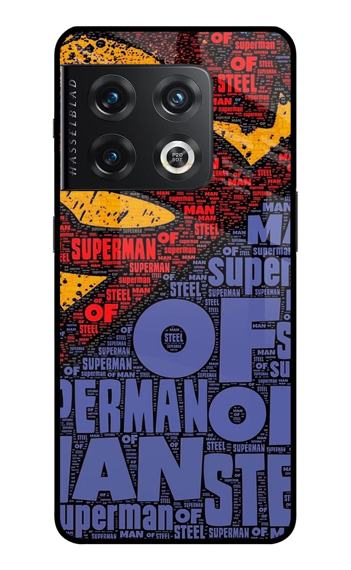 Superman OnePlus 10 Pro 5G Glass Case Back Cover by Casekaro
