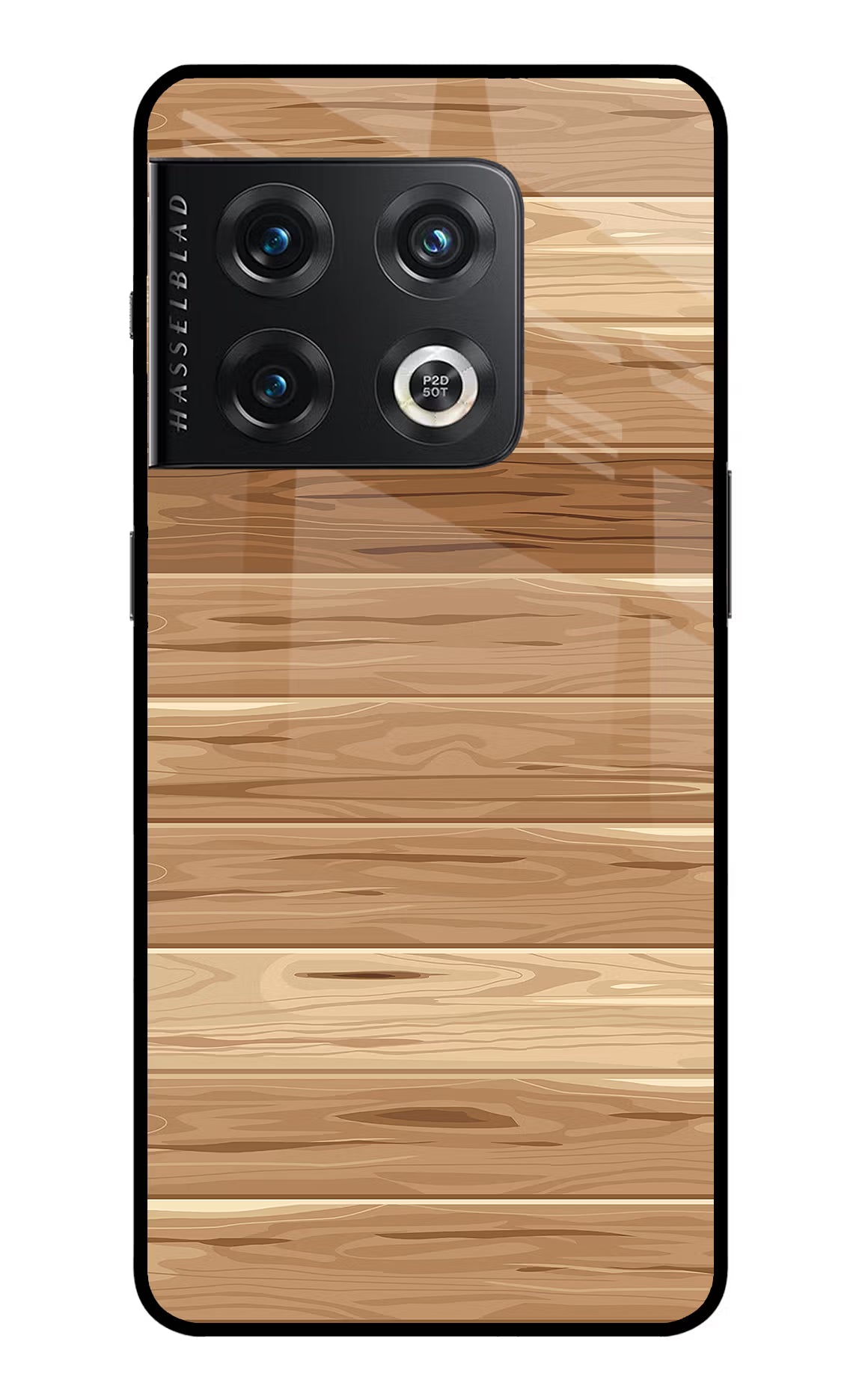 Wooden Vector OnePlus 10 Pro 5G Glass Case Back Cover by Casekaro