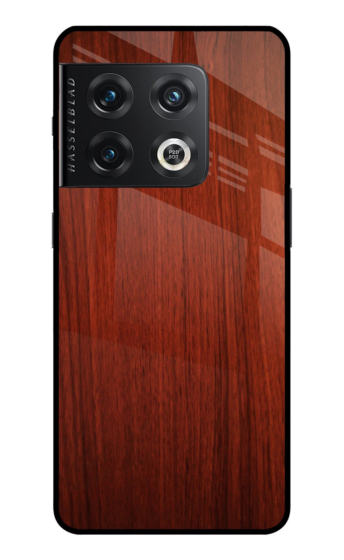 Wooden Plain Pattern OnePlus 10 Pro 5G Glass Case