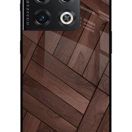 Wooden Texture Design OnePlus 10 Pro 5G Glass Case