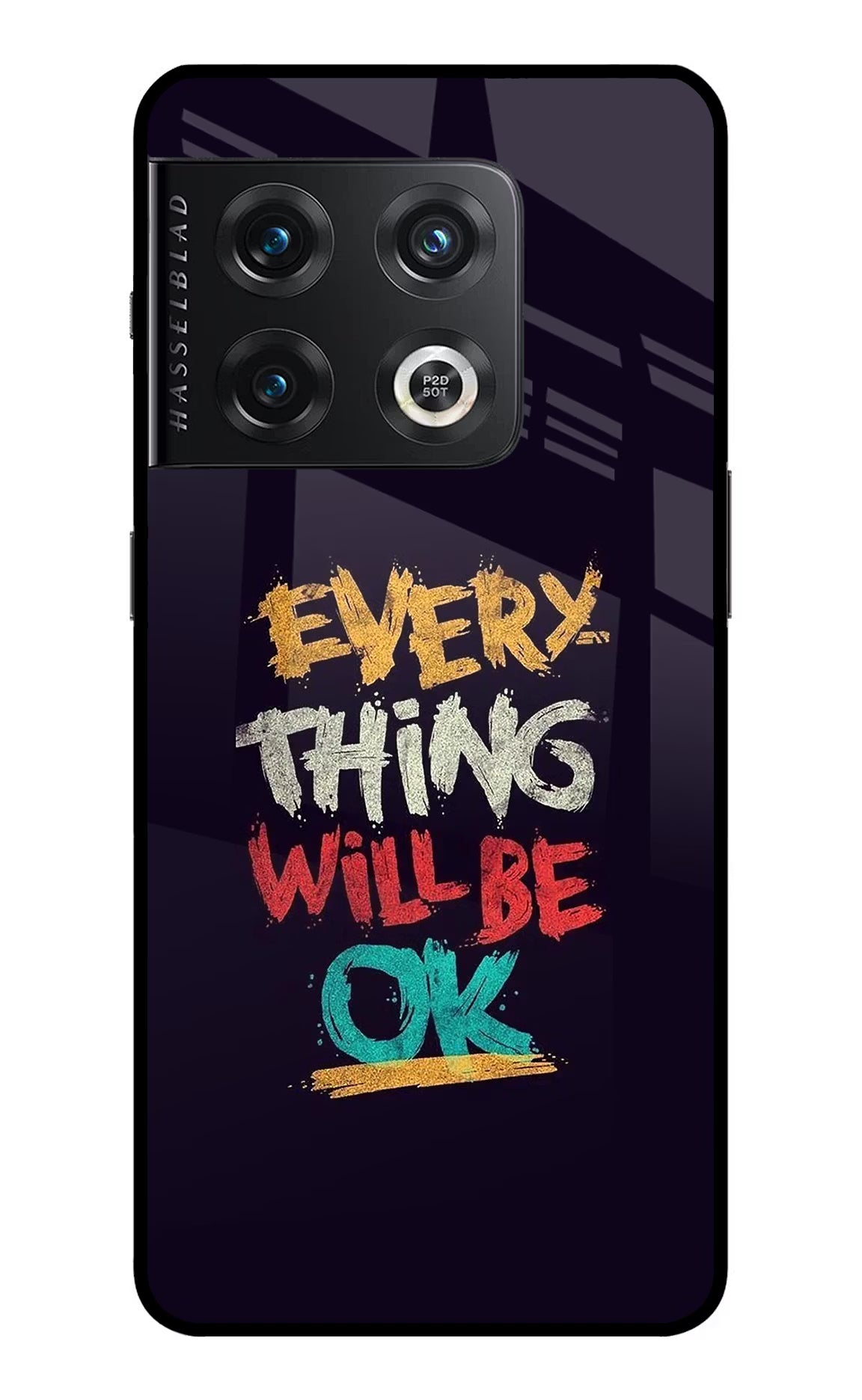 Everything Will Be Ok OnePlus 10 Pro 5G Glass Case Back Cover by Casekaro