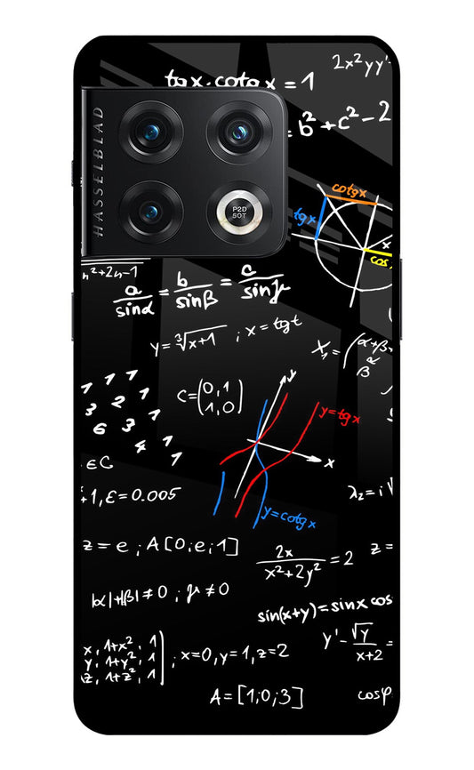 Mathematics Formula OnePlus 10 Pro 5G Glass Case