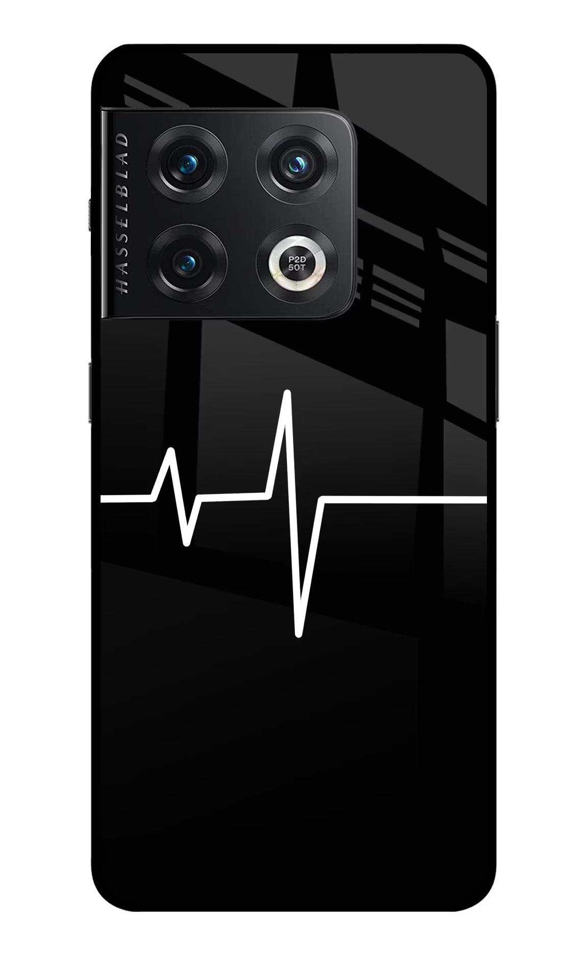 Heart Beats OnePlus 10 Pro 5G Glass Case Back Cover by Casekaro