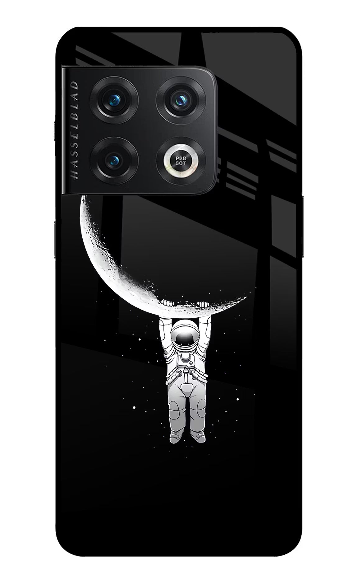 Moon Space OnePlus 10 Pro 5G Glass Case Back Cover by Casekaro