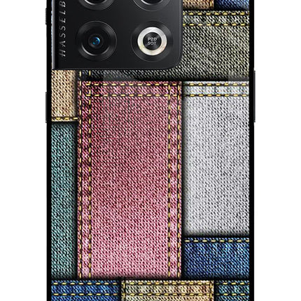 Multicolor Jeans OnePlus 10 Pro 5G Glass Case