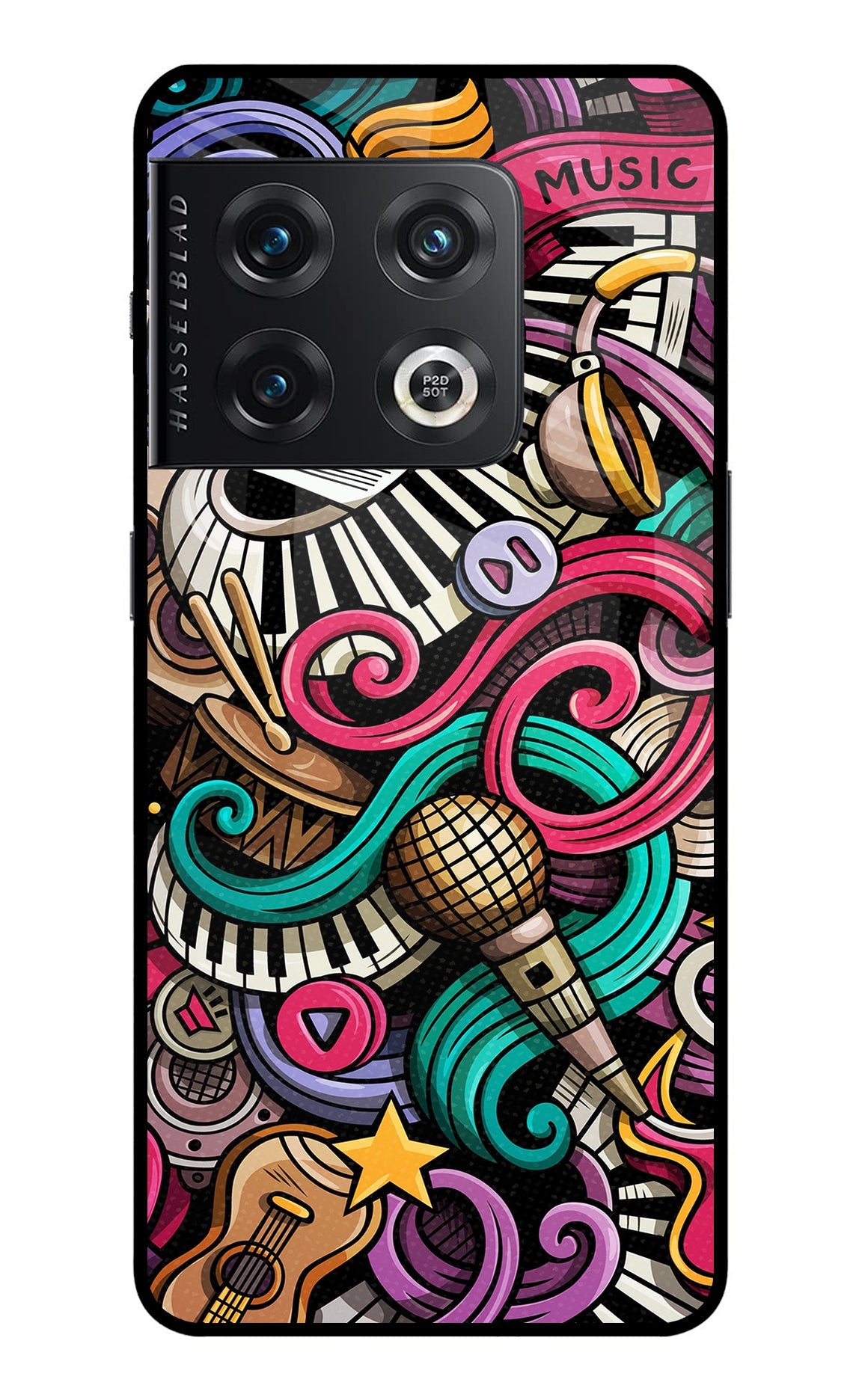 Music Abstract OnePlus 10 Pro 5G Back Cover