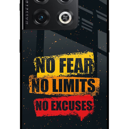 No Fear No Limits No Excuse OnePlus 10 Pro 5G Glass Case