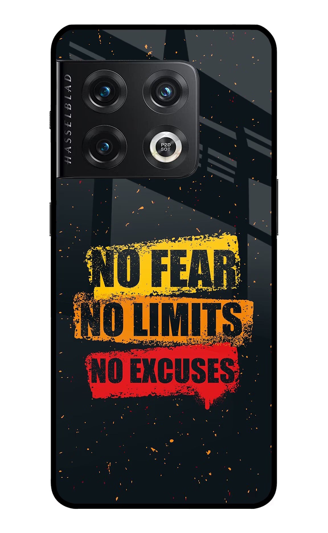 No Fear No Limits No Excuse OnePlus 10 Pro 5G Glass Case