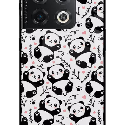 Cute Panda OnePlus 10 Pro 5G Glass Case
