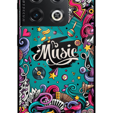 Music Graffiti OnePlus 10 Pro 5G Glass Case