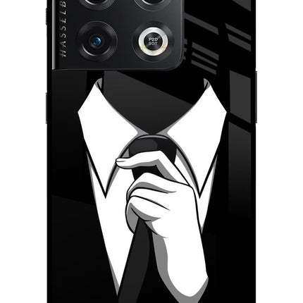 Black Tie OnePlus 10 Pro 5G Glass Case