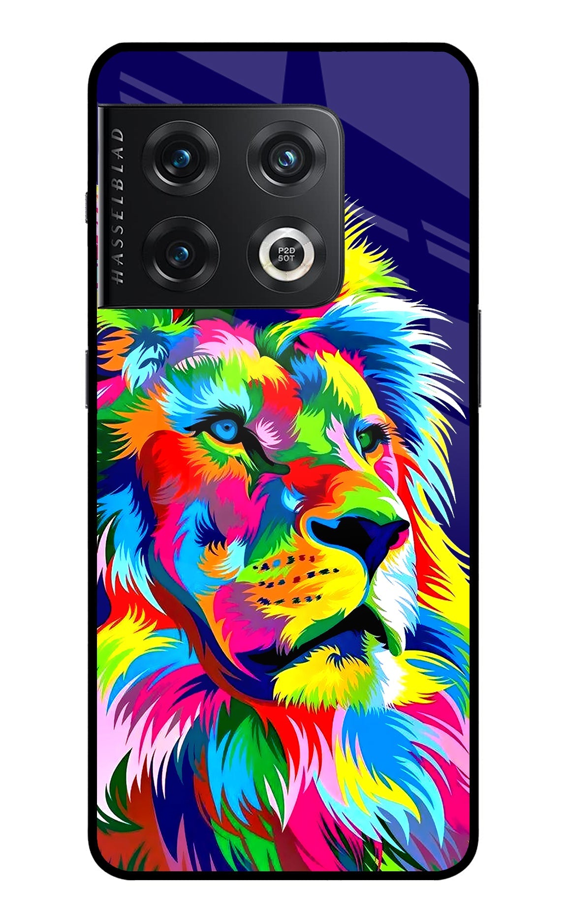 Vector Art Lion OnePlus 10 Pro 5G Glass Case