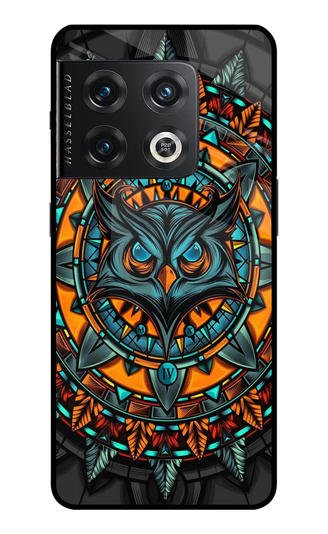Angry Owl Art OnePlus 10 Pro 5G Glass Case Back Cover by Casekaro