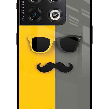 Sunglasses with Mustache OnePlus 10 Pro 5G Glass Case