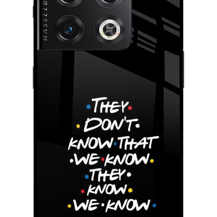 FRIENDS Dialogue OnePlus 10 Pro 5G Glass Case