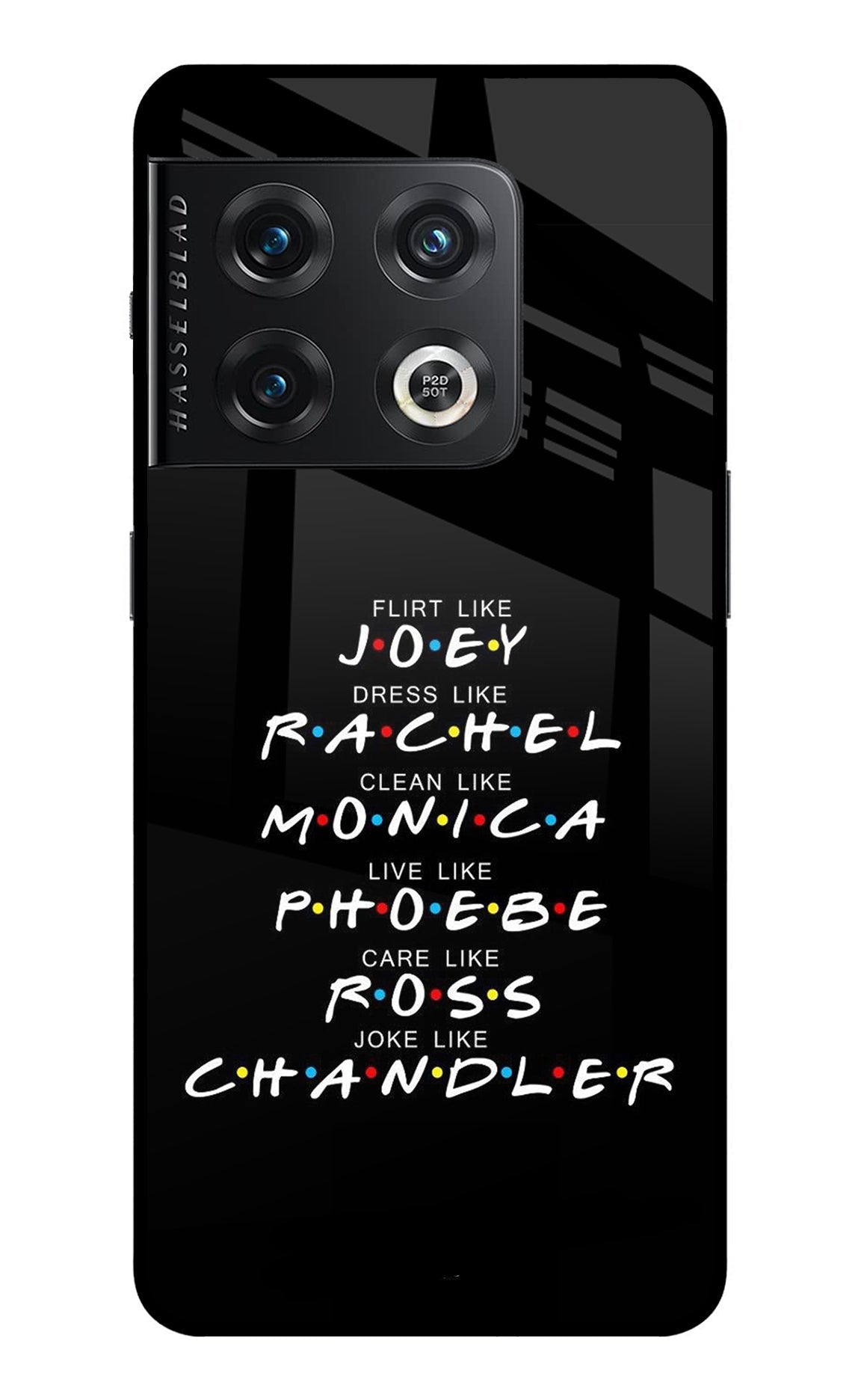 FRIENDS Character OnePlus 10 Pro 5G Glass Case