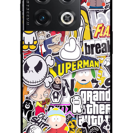 Sticker Bomb OnePlus 10 Pro 5G Glass Case