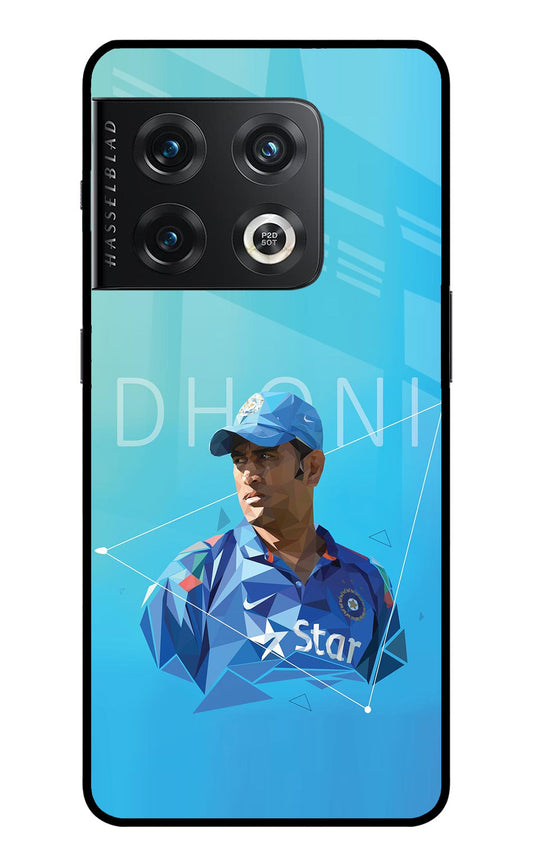 Dhoni Artwork OnePlus 10 Pro 5G Glass Case