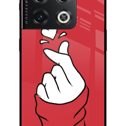 Korean Love Sign OnePlus 10 Pro 5G Glass Case