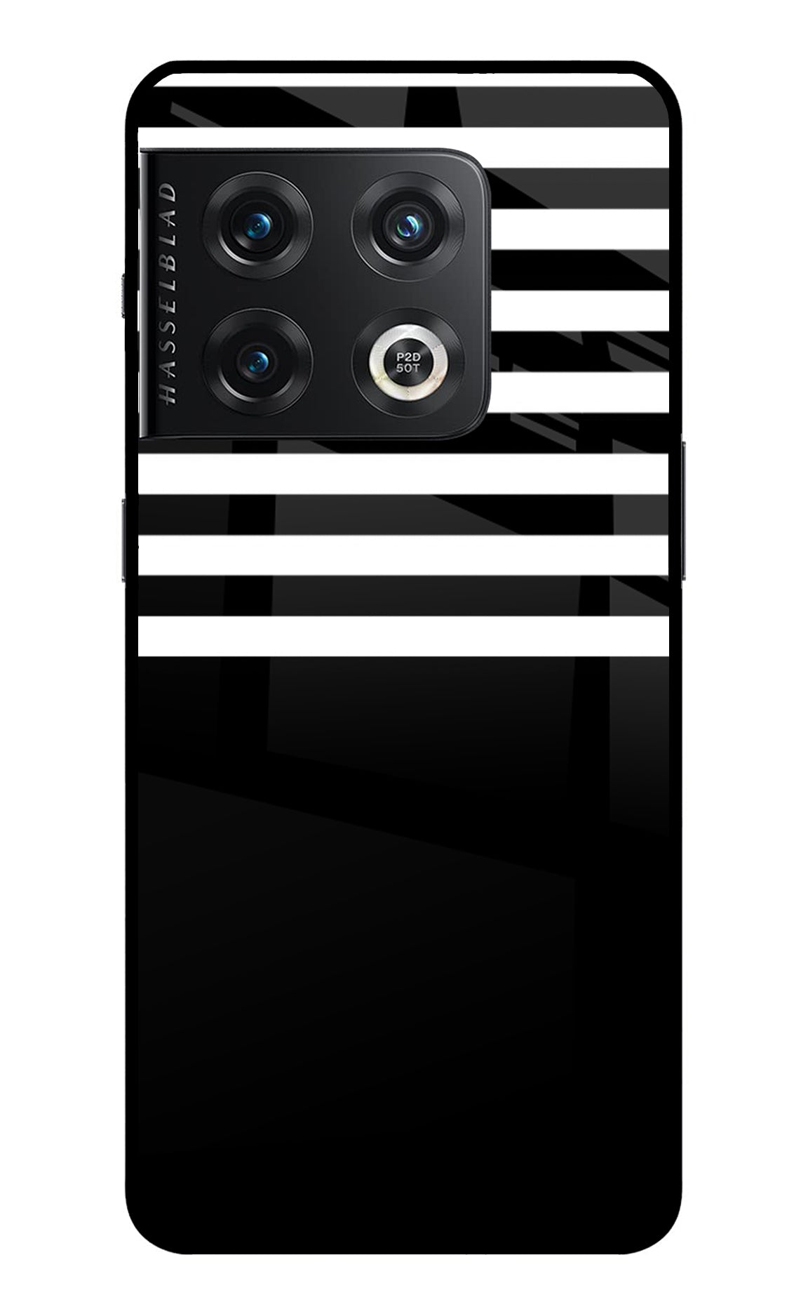 Black and White Print OnePlus 10 Pro 5G Glass Case