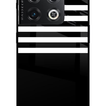 Black and White Print OnePlus 10 Pro 5G Glass Case