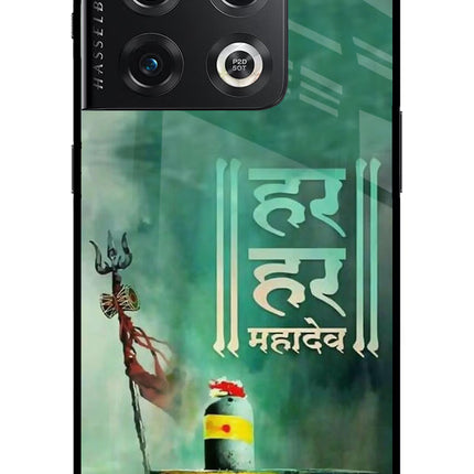 Har Har Mahadev Shivling OnePlus 10 Pro 5G Glass Case