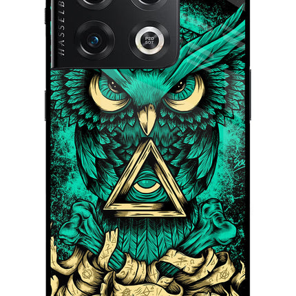 Green Owl OnePlus 10 Pro 5G Glass Case