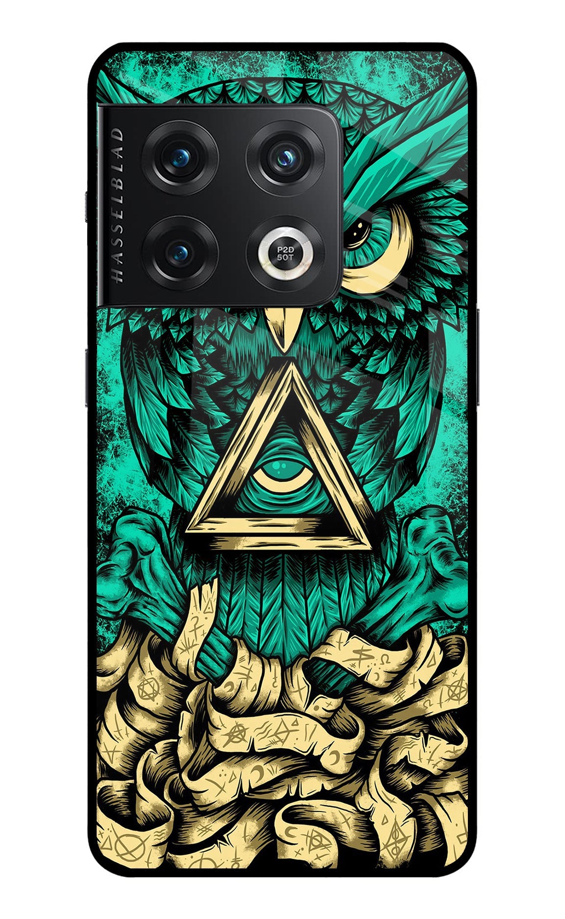 Green Owl OnePlus 10 Pro 5G Glass Case