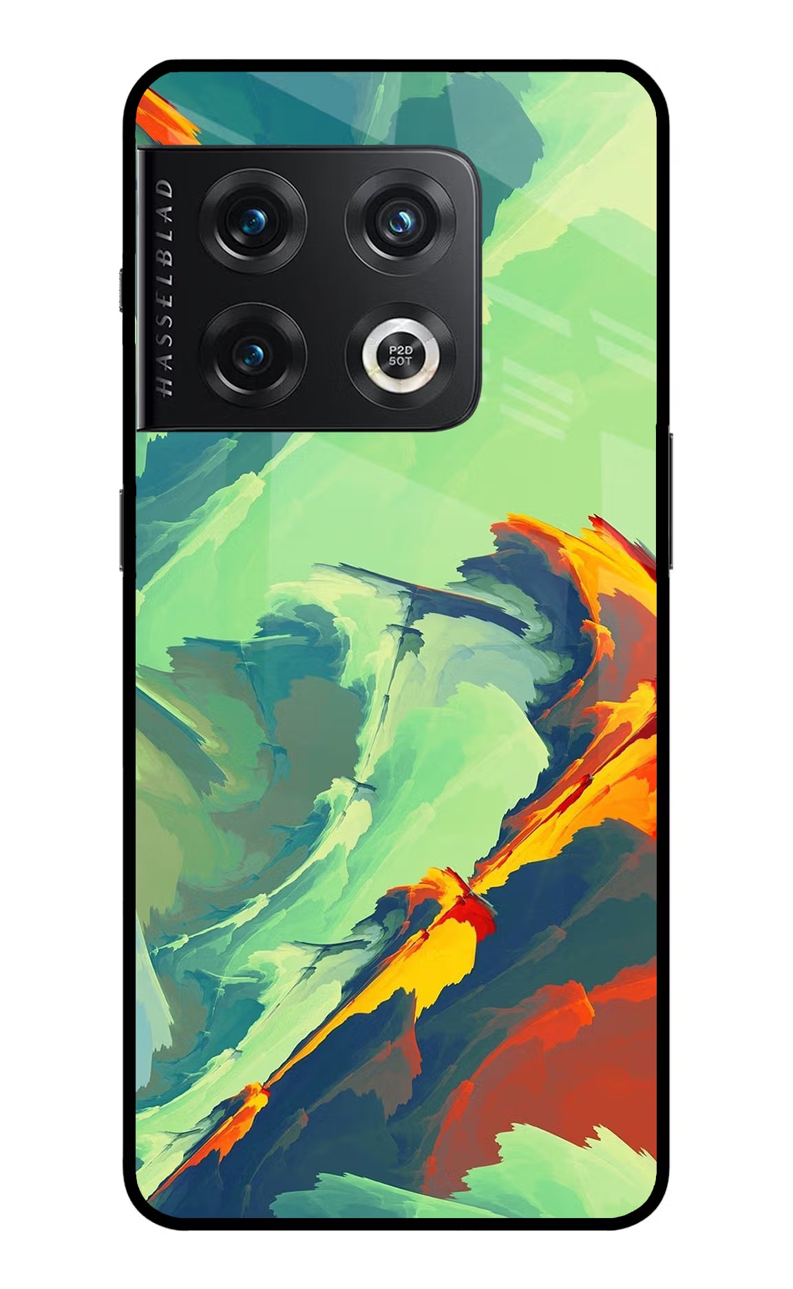 Paint Art OnePlus 10 Pro 5G Glass Case Back Cover by Casekaro
