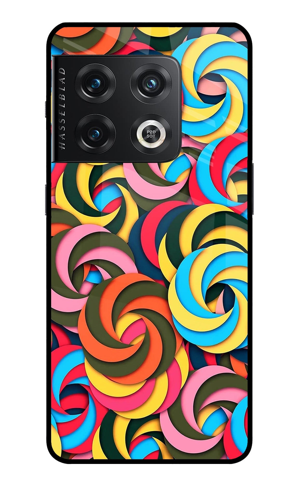 Spiral Pattern OnePlus 10 Pro 5G Glass Case