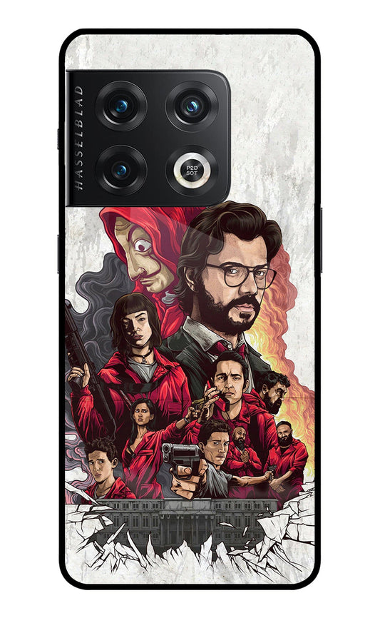 Money Heist Artwork OnePlus 10 Pro 5G Glass Case