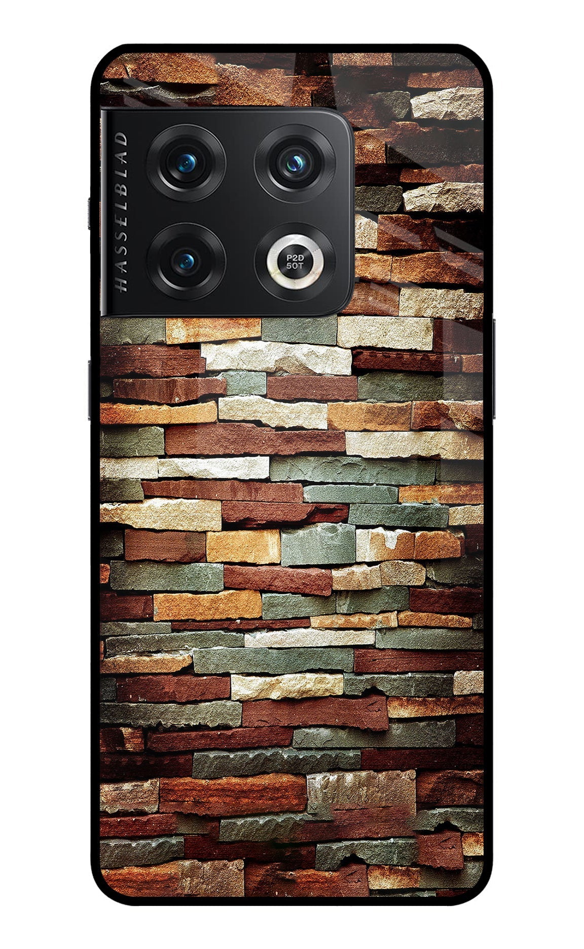 Bricks Pattern OnePlus 10 Pro 5G Back Cover