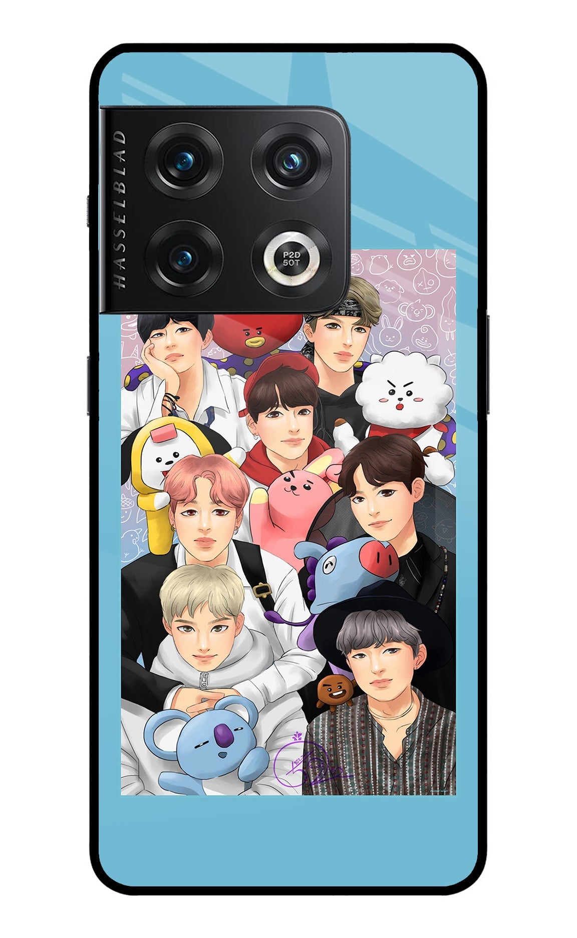 BTS with animals OnePlus 10 Pro 5G Back Cover