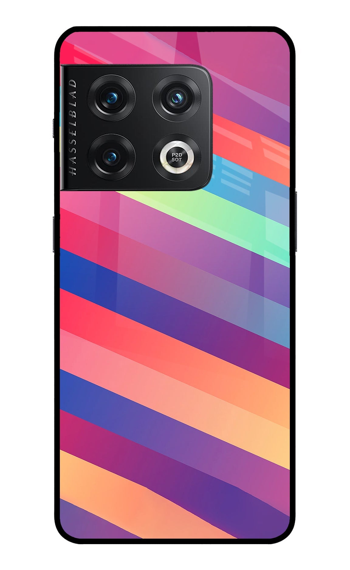 Stripes color OnePlus 10 Pro 5G Glass Case